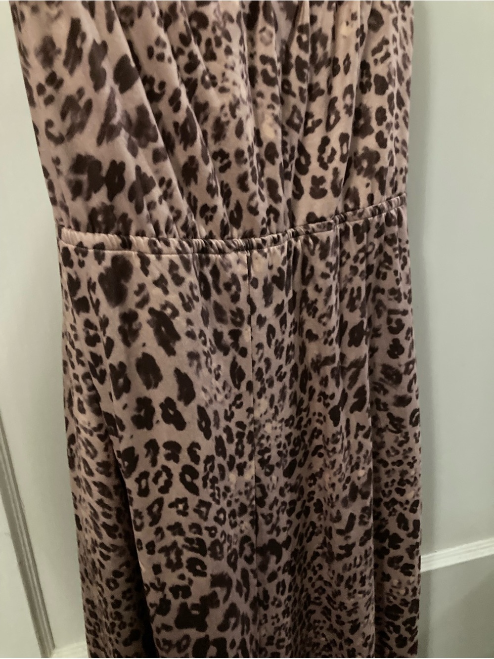 Nine Britton large NWT leopard print halter dress